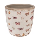 Vaso Porta Pianta Beige Ø 16x16 cm