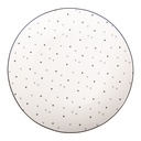 Piatto da Colazione Bianco Nero Ø 20x2 cm
