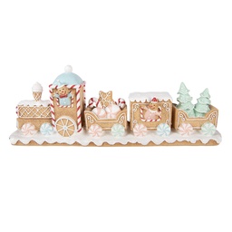 [6PR6352] Decoratie trein 47x10x17 cm