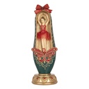 Decoration Ballerina in ballet shoe Red Green 7x7x19 cm