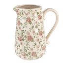 Pichet décoratif Rose, Beige 20x14x23 cm