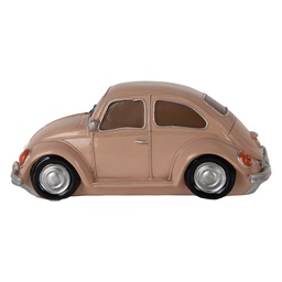 [6LMP809] Veilleuse Voiture LED Rose Marron 28x14x13 cm