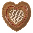 Crockery Breakfast Plates Brown White 17x17x3 cm