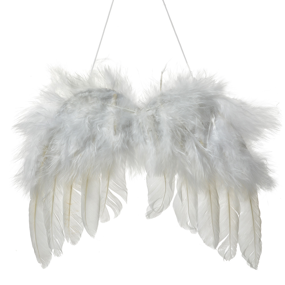 Hanger Wings White 20x1x16 cm
