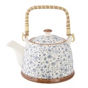 Teiera con infusore Blu 18x14x12 cm / 700 ml