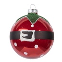 Boule de Noël Rouge Vert Ø 8x8 cm