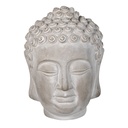 Decoration Statue Buddha Grey 15x15x19 cm