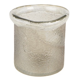 [6GL4277] Portacandele in Vetro Verde Ø 9x9 cm