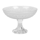 Assiette sur pied Transparent Ø 20x14 cm