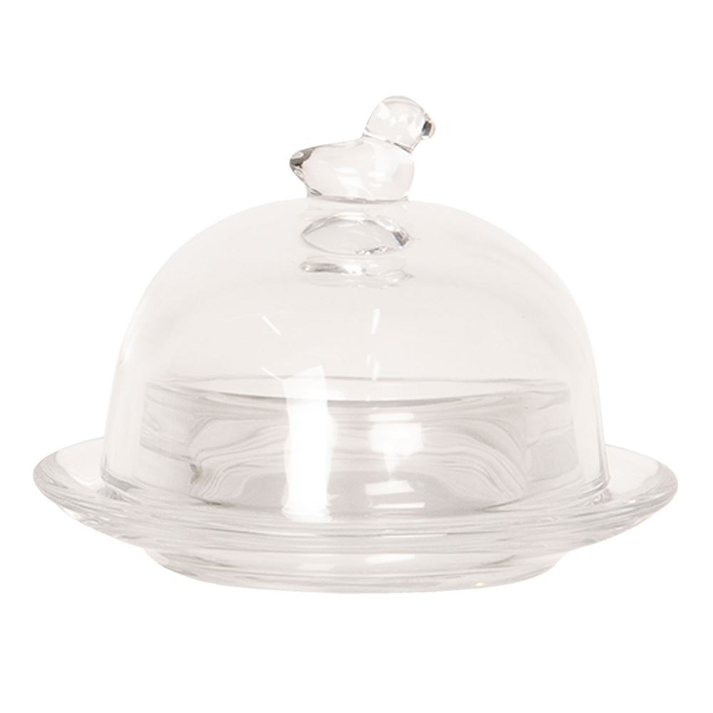 Butterdose Transparent Ø 9x7 cm