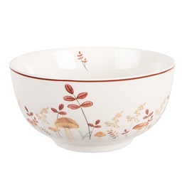 [LFJBO] Bol de soupe Beige Marron Ø 14x7 cm / 500 ml