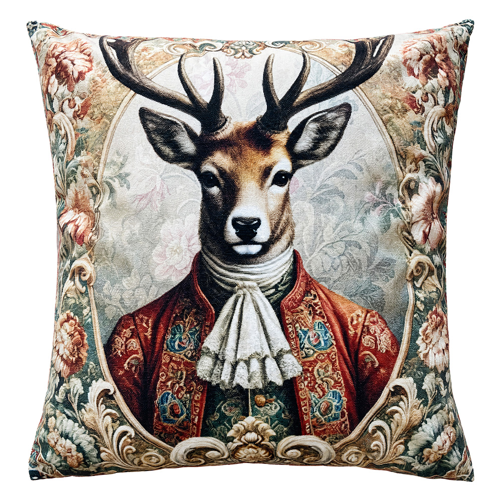 Coussin rempli Beige Marron 45x45x4 cm
