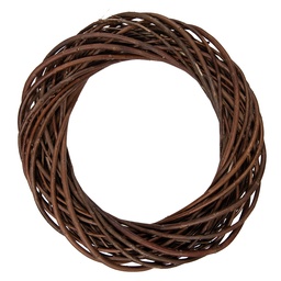 [6RO0604L] Decoration Garland Brown Ø 50x8 cm