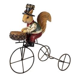 [6PR3498] Deko Eichhörnchen Braun 21x11x23 cm