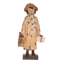 Deko Kind Braun Beige 14x9x27 cm