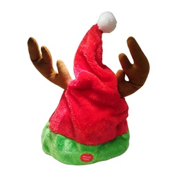 [66904] Décoration Arbre de Noë Rouge Vert 40 cm / 3xAA