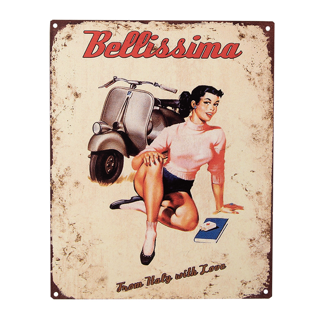 Tableau de texte Crème 20x1x25 cm
