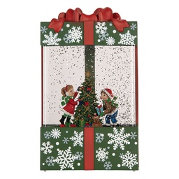 [6PR6200] Boîte à musique avec LED Vert Rouge 12x7x20 cm / 3xAA