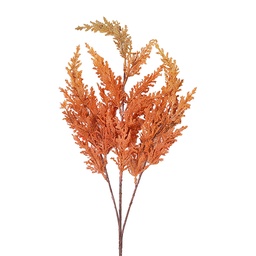[5PL0357O] Deko Ast Orange Grün 76 cm