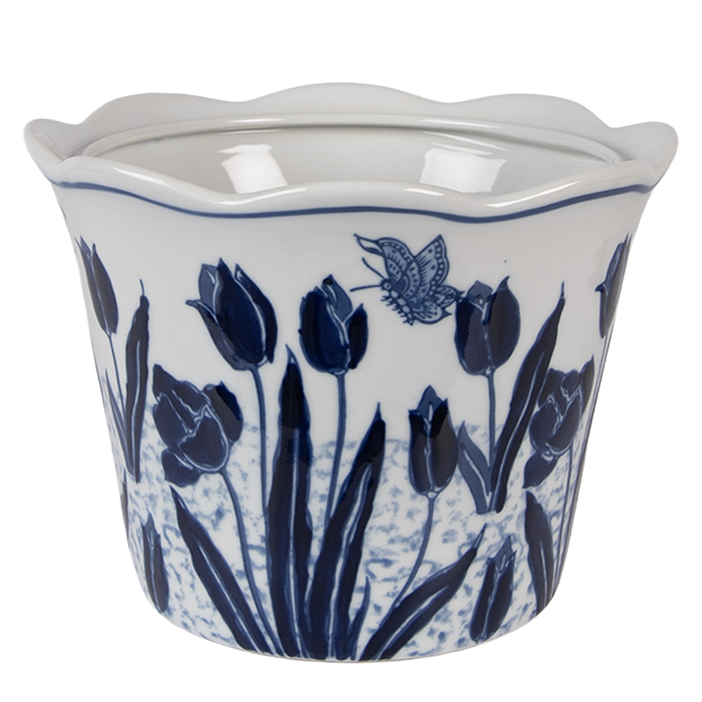 Decoratie bloempot Ø 17x15 cm