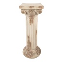 Plant Table Beige Brown 35x35x92 cm