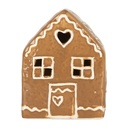 Decorazione casa con LED Marrone Bianco 8x6x10 cm