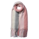 Foulard femme impirmée Rose 35x180 cm