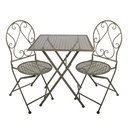 Set da Bistrot Tavolo sedie (3 Pz.) Verde 60x60x70 / 50x40x93 cm (2)