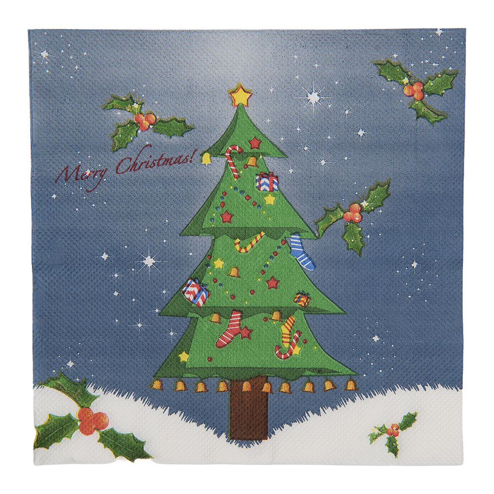 Tovaglioli di carta Blu Verde 33x33 cm (20)