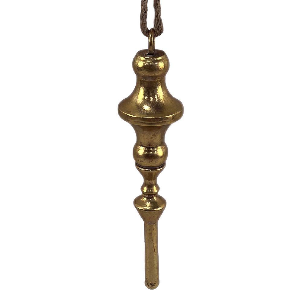 Pendentif de décoration Noël Couleur or Ø 7x30 cm