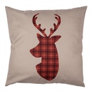 Cushion Cover Red Brown 45x45 cm