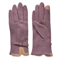 [JZGL0111PA] Gants d'hiver Violet 9x23 cm