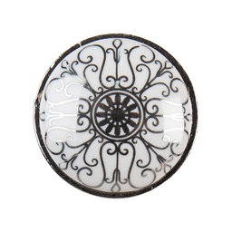 [61888] Poignée de porte Blanc Gris Ø 3x2 cm / S3 cm
