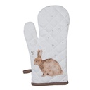 Oven glove child Beige Brown 12x21 cm