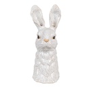 Decorative Vase Rabbit White 13x14x33 cm