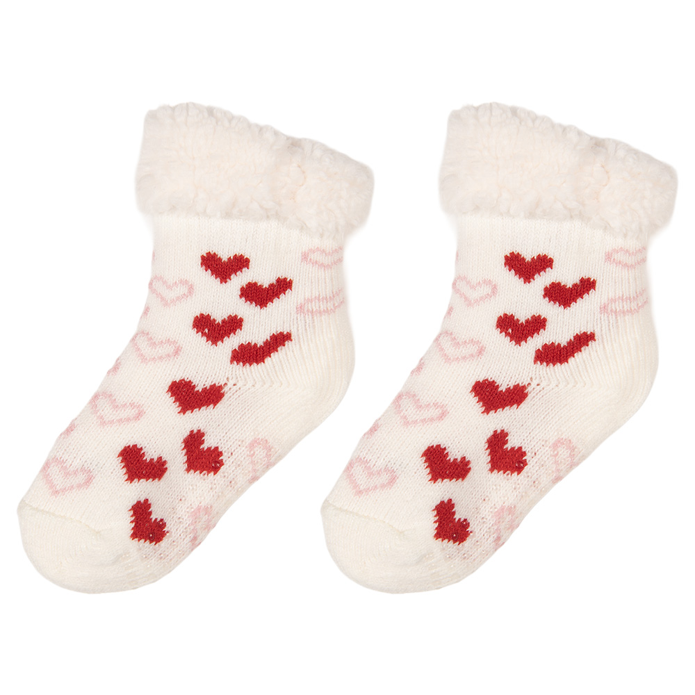 Children's Socks White Red one size