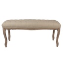 Clayre & Eef Bank 112x36x50 cm Braun Beige Holz