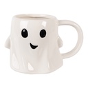 Mug Blanc Noir 14x9x10 cm / 350 ml