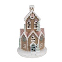 Decorazione casa con LED Marrone Bianco Ø 14x22 cm / 3xAAA
