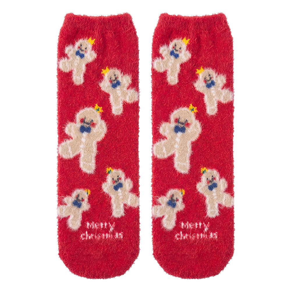 Clayre & Eef Weihnachtssocken Rot Polyester