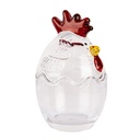 Barattolo con Coperchio Trasparente Ø 6x9 cm