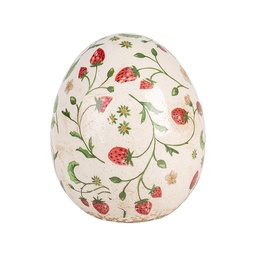 [6CE1919L] Decoratie ei Ø 14x16 cm