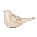 Decorazione Uccello Beige Rosa 25x10x13 cm