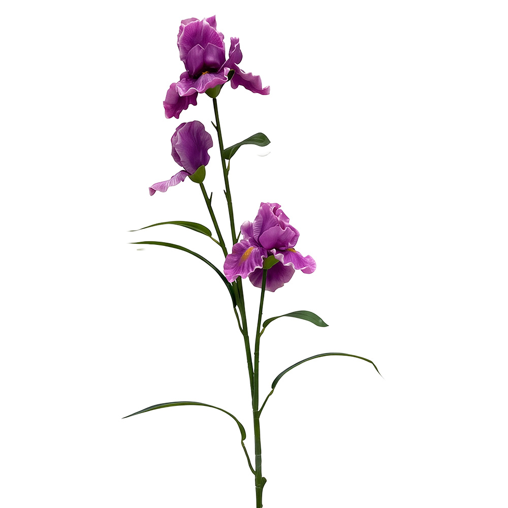 Branche décorative avec fleurs Rose Vert 109 cm