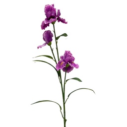 [5PL0328F] Dekorativer Zweig mit Blumen Rosa Grün 109 cm
