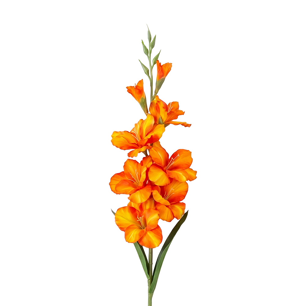Dekorativer Zweig mit Blumen Oranje 95 cm