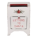 Boîte aux lettres Blanc Rouge 20x14x30 cm