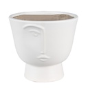 Pot de fleurs d'intérieur Blanc Ø 17x15 cm