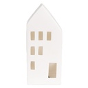 Decoration house with LED White 7x6x15 cm