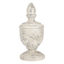 Deko Ornament Beige Grau Ø 22x48 cm